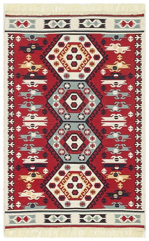 AR%2030%20RED%20Yıkanabilir%20Çift%20Taraflı%20Modern%20Desenli%20Dokuma%20Kilim