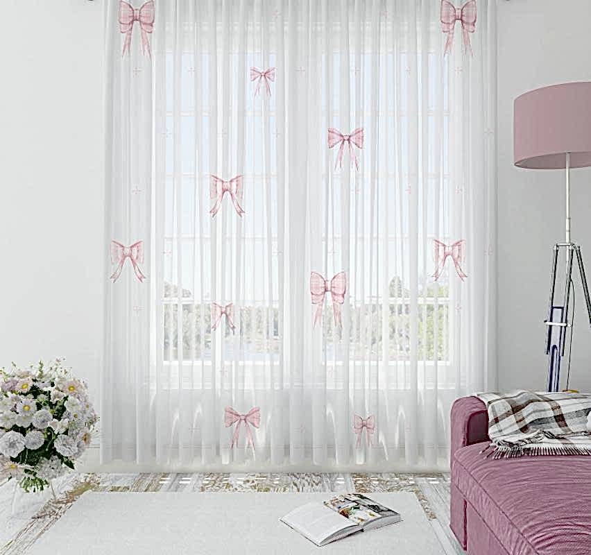 Halı%20Vagonu%20424B%20Pembe%20Fiyonklu%20140x260cm%20Baskılı%20Tül%20Perde