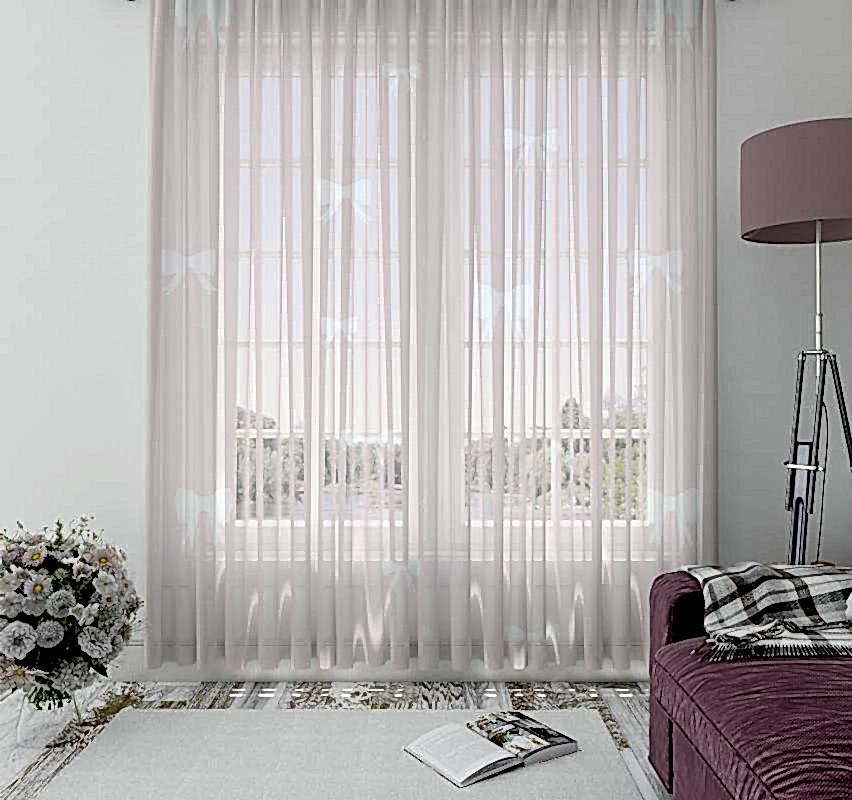 Halı%20Vagonu%20424P%20Pembe%20Fiyonklu%20140x260cm%20Baskılı%20Tül%20Perde