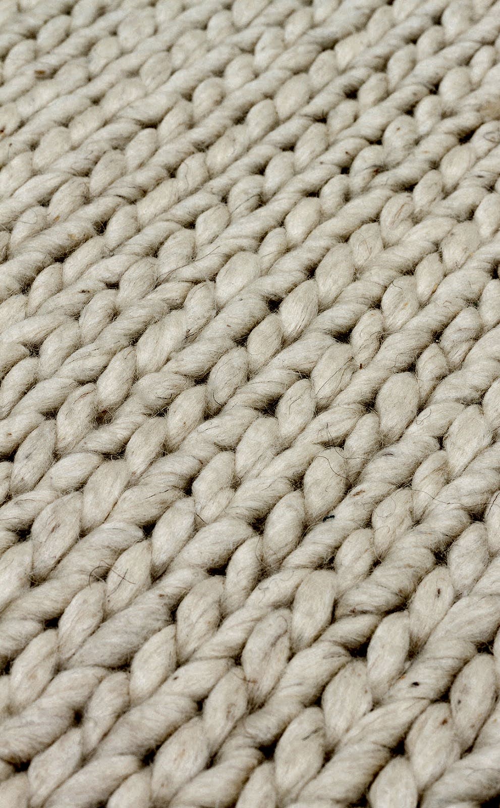 Jade%20Basketweave%20Cream%20Kazak%20Örgü%20Desenli%20El%20Dokuma%20Örgü%20Halı