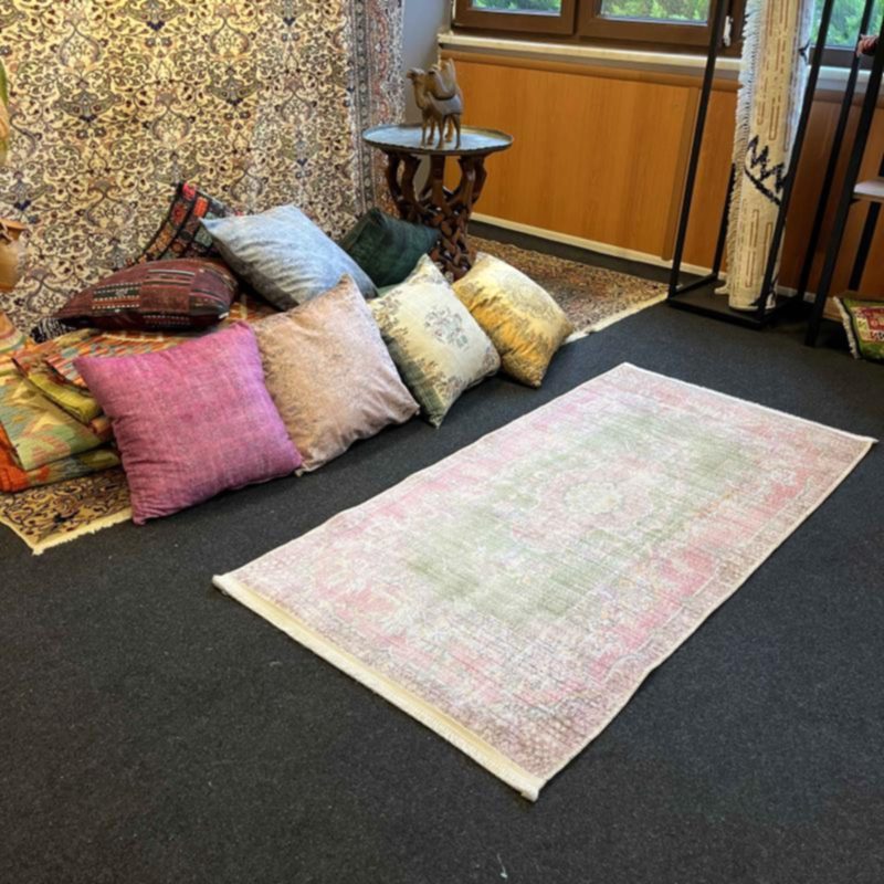 Yumuşak%20Dokulu%20Bambu%20Soft%20Kilim%20-%20Vintage%20Saçaklı%20Dijital%20Baskı%20HV-SK-927