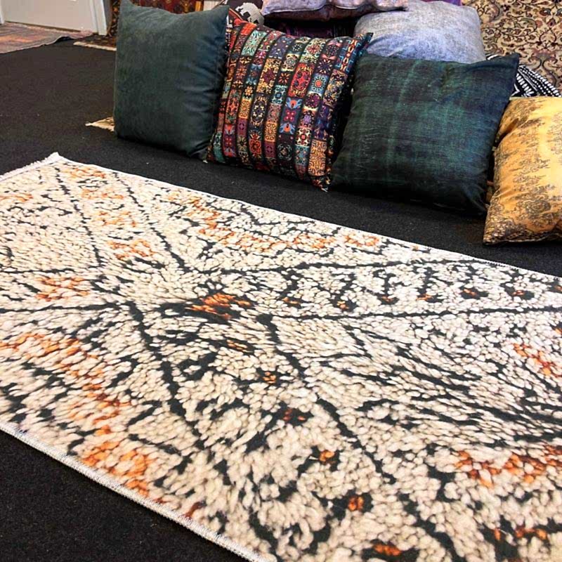 Yumuşak%20Dokulu%20Bambu%20Soft%20Kilim%20-%20Ourain%20Saçaklı%20Dijital%20Baskı%20HV-SK-O8