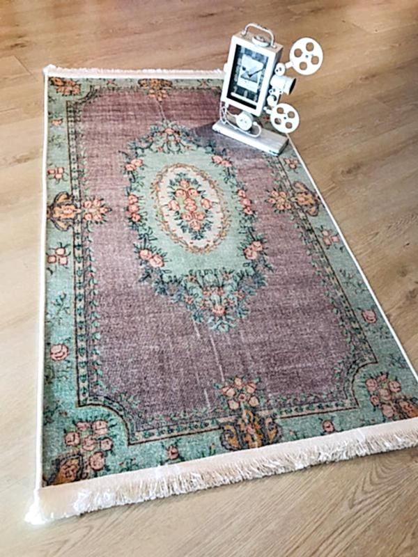 Yumuşak%20Dokulu%20Bambu%20Soft%20Kilim%20-%20Vintage%20Saçaklı%20Dijital%20Baskı%20HV-SK-918