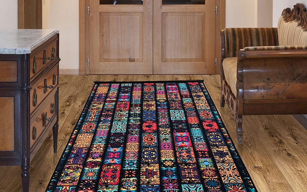 Yumuşak%20Dokulu%20Bambu%20Soft%20Kilim%20-%20Renkli%20Saçaklı%20Dijital%20Baskı%20HV-SK-905