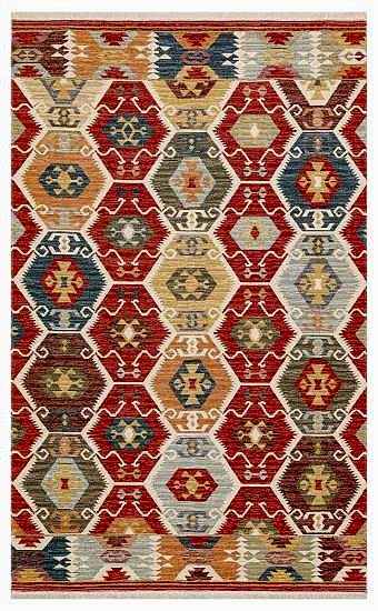 Nomad Çift Taraflı Otantik Pamuk Kilim