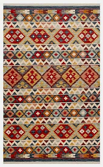 Nomad Çift Taraflı Otantik Pamuk Kilim