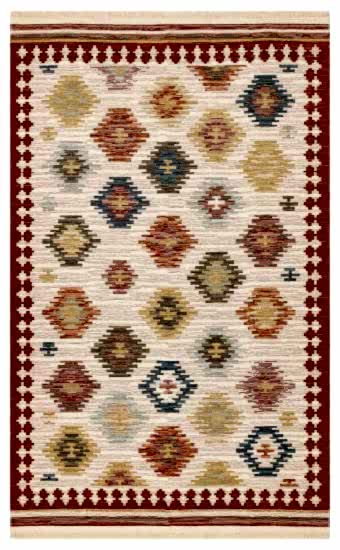 Nomad Çift Taraflı Otantik Pamuk Kilim