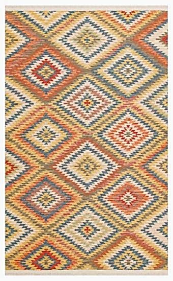 Nomad Çift Taraflı Otantik Pamuk Kilim