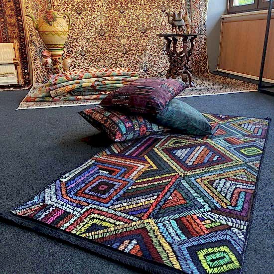 Yumuşak Dokulu Bambu Soft Kilim