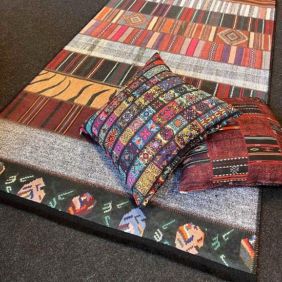 Yumuşak Dokulu Bambu Soft Kilim